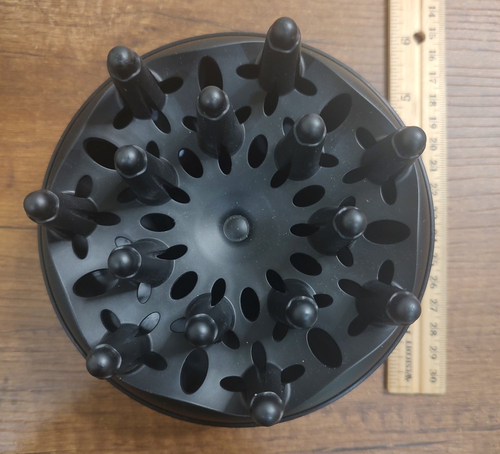 Universal Hair Dryer Diffuser Black 4.5" B7