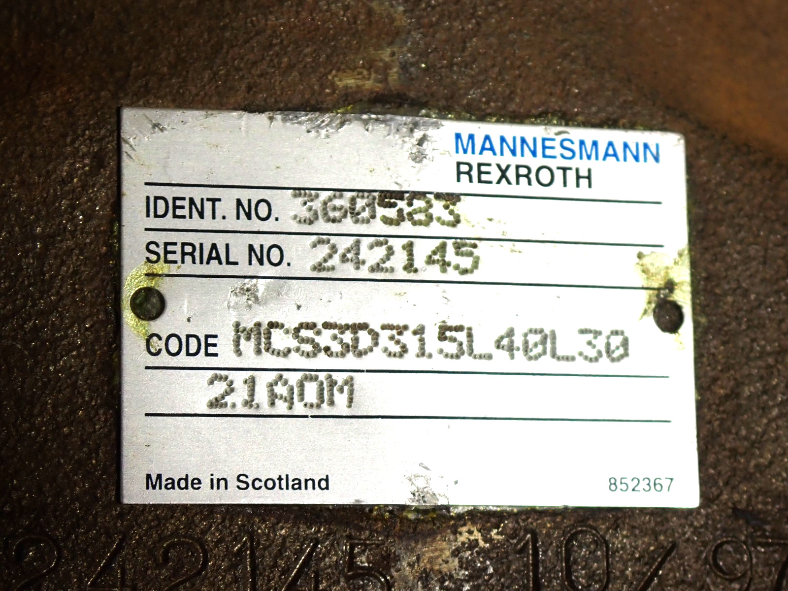 360583 Rexroth Danfoss Pump NEW