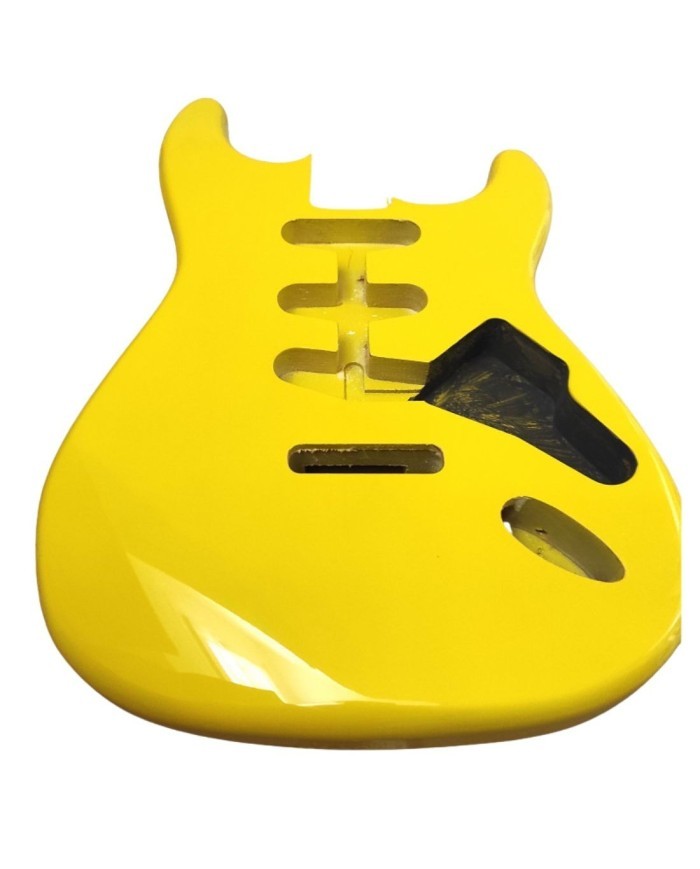 Stratocaster Body Graffiti Yellow