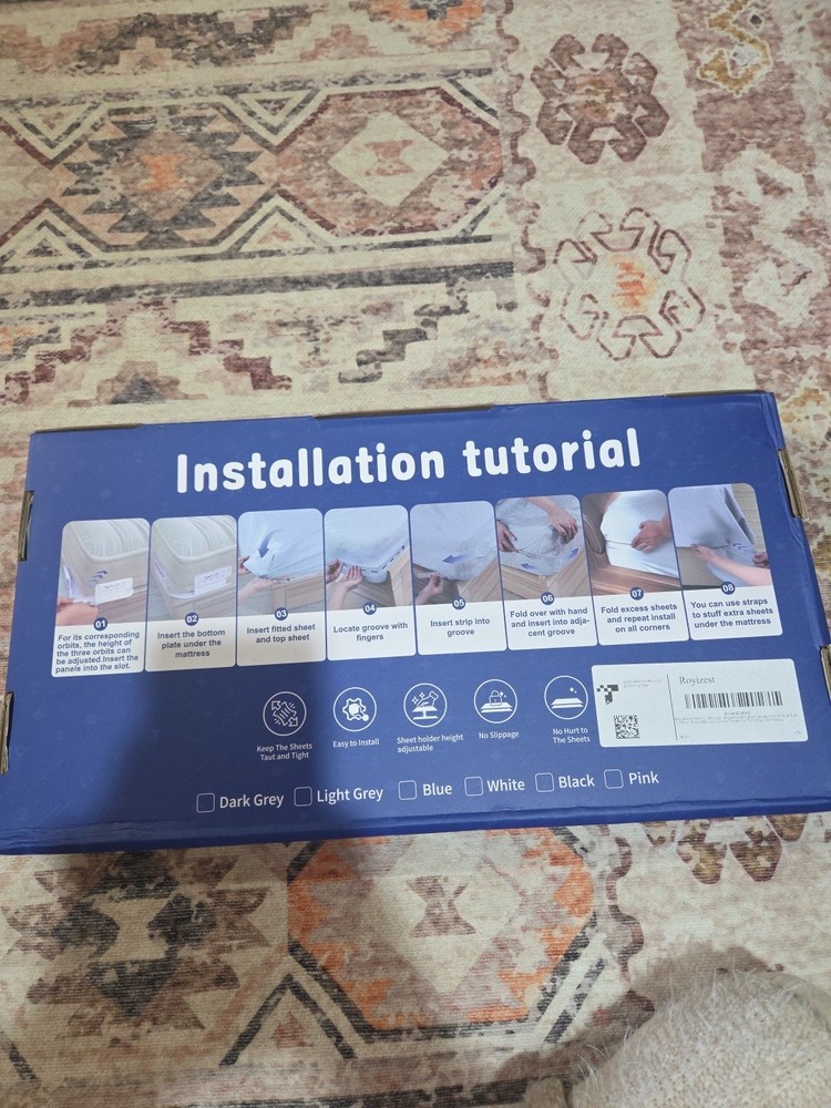 Bed Sheet Holder with Lock Strips Bedsheet Clips Keep Sheets Firm