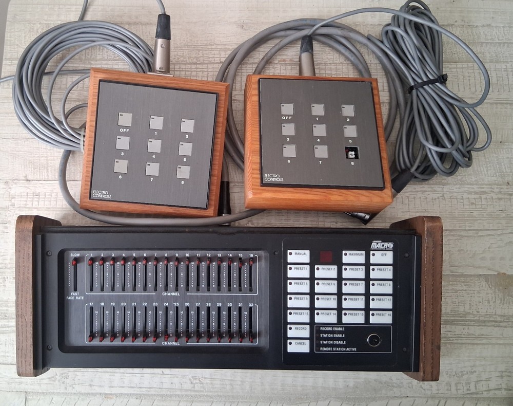 Macro Electronics DMS Control panel mount preset lighting dimmer station