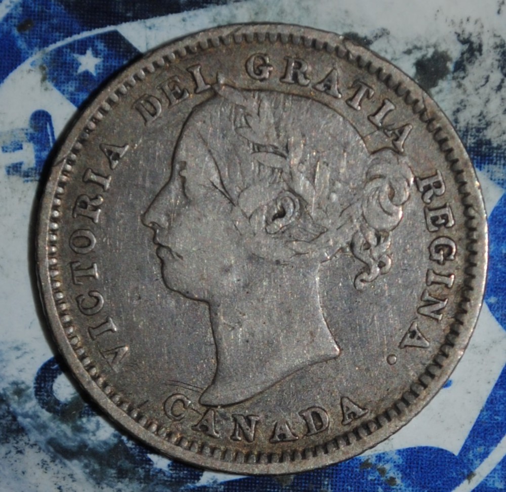 1896 Canada 10 Cents  Obverse 5 {{{D187