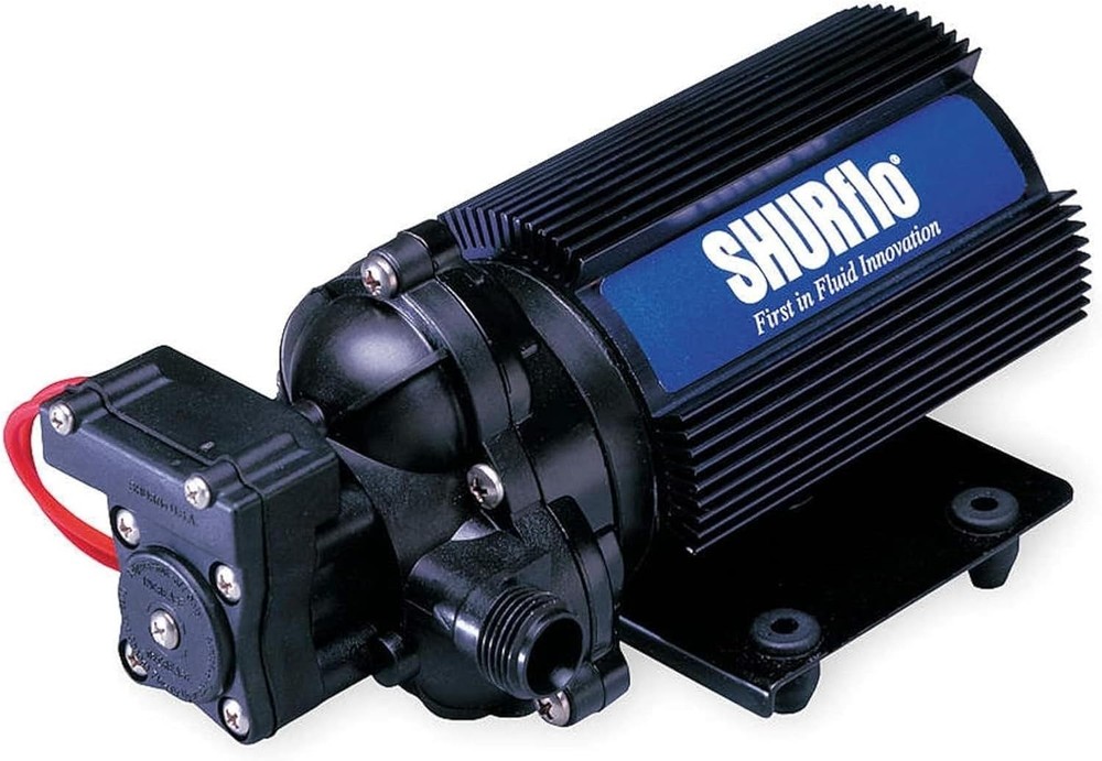PENTAIR 12V Diaphragm Pump - 45 PSI, Automatic Demand, Low Maintenance Design