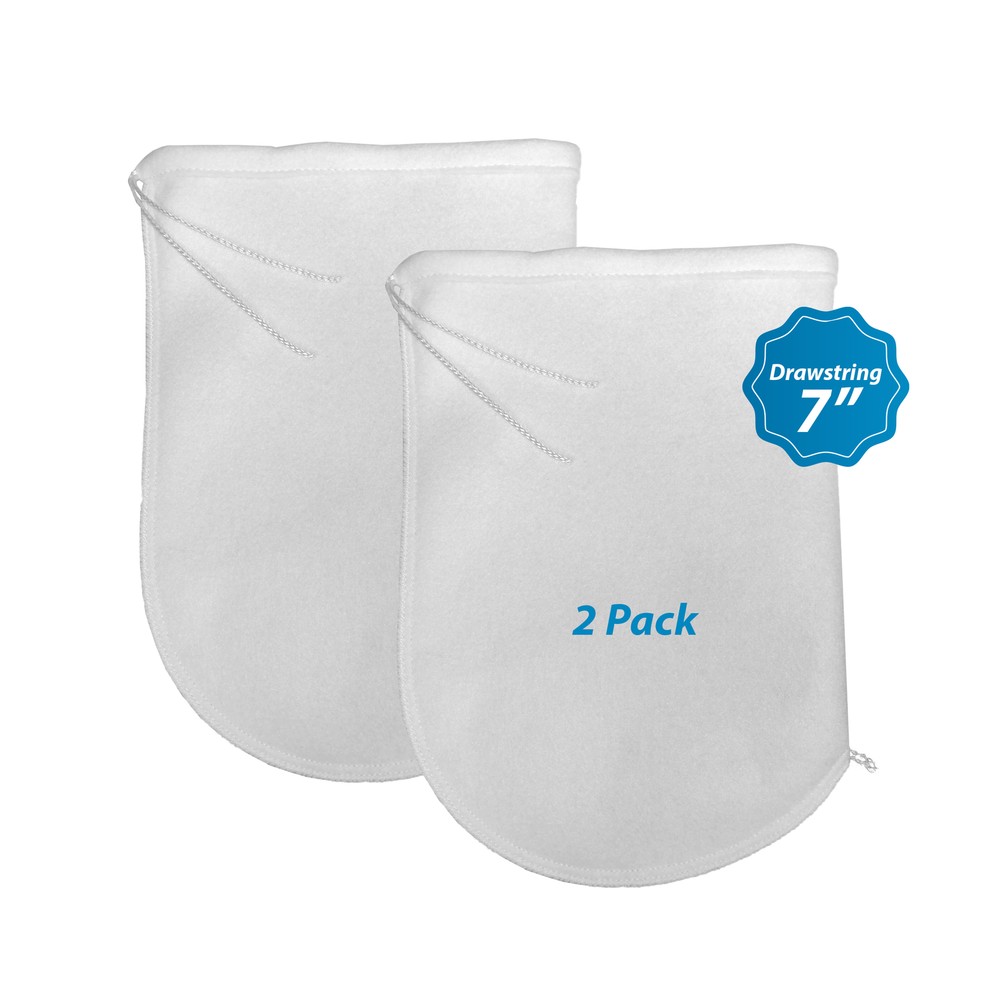 Aquatic Experts Drawstring Filter Socks 7 inch Opening 200 Micron - Extra Long