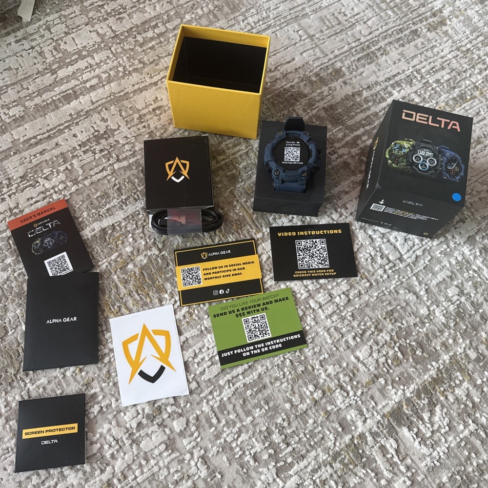 Alpha Gear Delta Pro Rugged Smartwatch