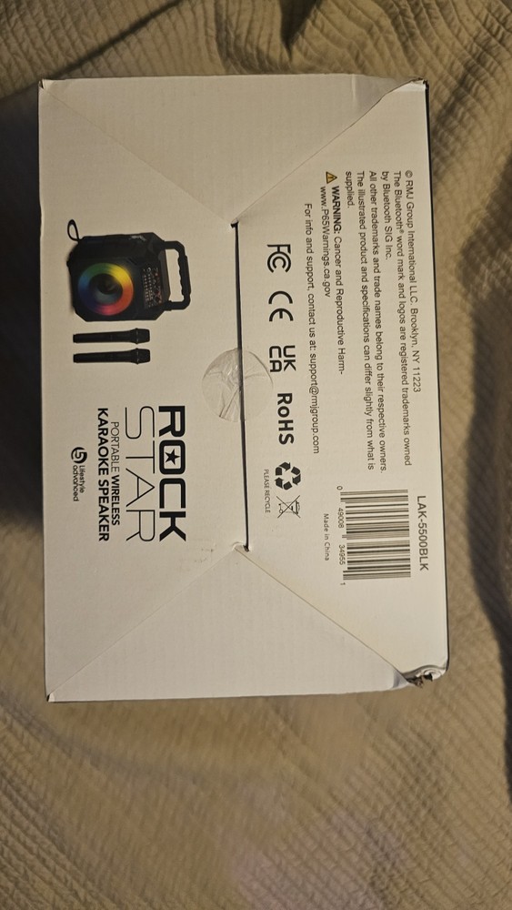 New Karaoke Machine with 2 Wireless Mics