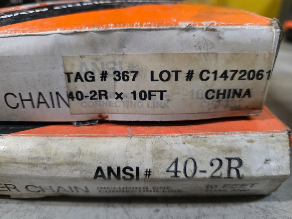 Peer Chain 40-2R 10Ft Roller Chain