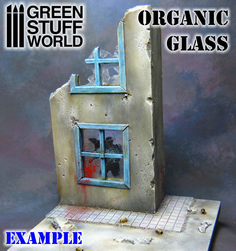 Organic GLASS Sheet - Clear - Modelling self-construction transparent window