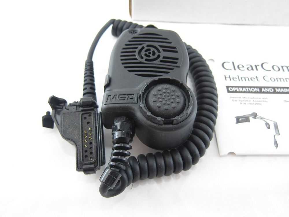 NEW MSA 10042903 ClearCommand HCS Helmet Communications System Lapel Microphone