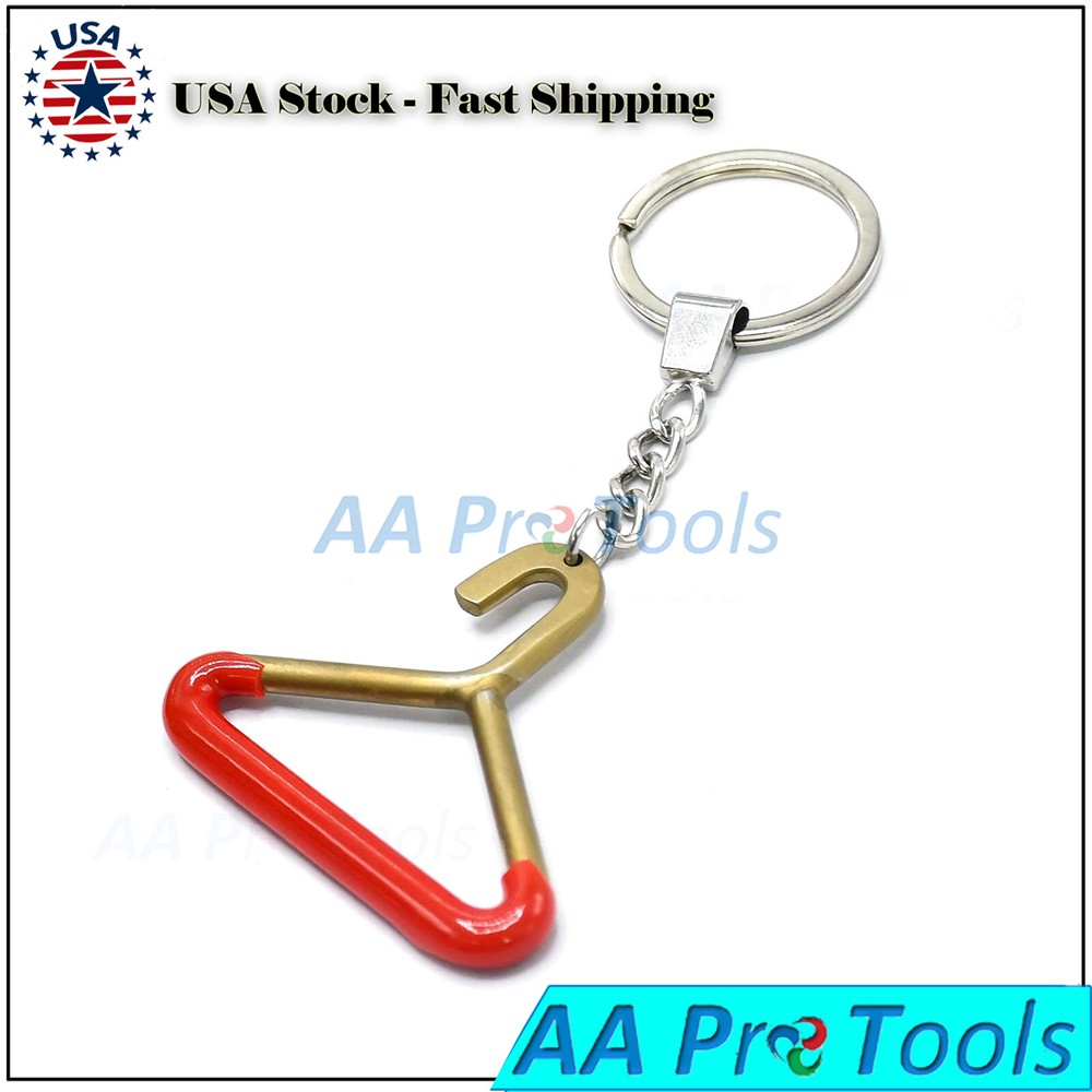 NEW 𝗠𝗶𝗻𝗶 𝗖𝗮𝗹𝘃𝗶𝗻𝗴 𝗖𝗵𝗮𝗶𝗻 𝗛𝗮𝗻𝗱𝗹𝗲 𝗞𝗲𝘆𝗰𝗵𝗮𝗶𝗻 (Red PVC)