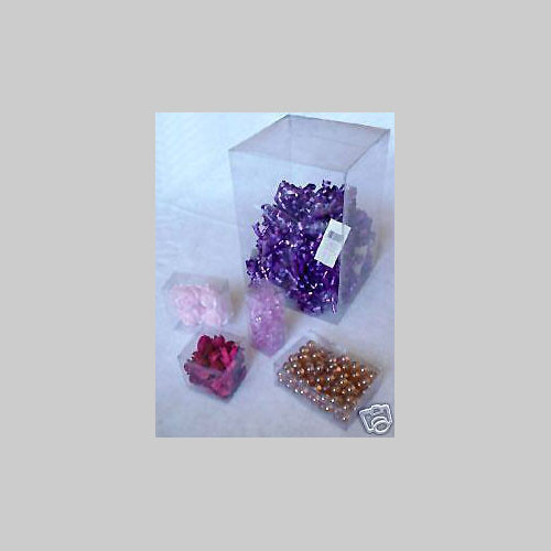 50-900~Clear Plastic PVC Tuck Box Party Wedding Favor Retail Display All Sizes