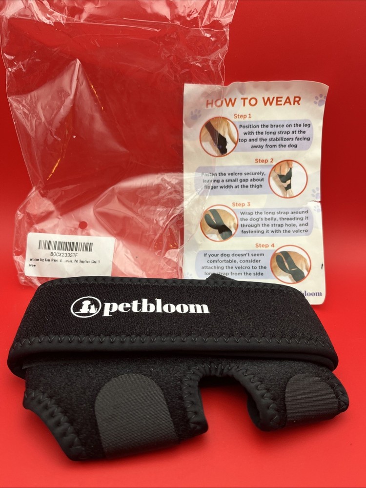 Dog Knee Brace Size Small By Petbloom *Open Package*