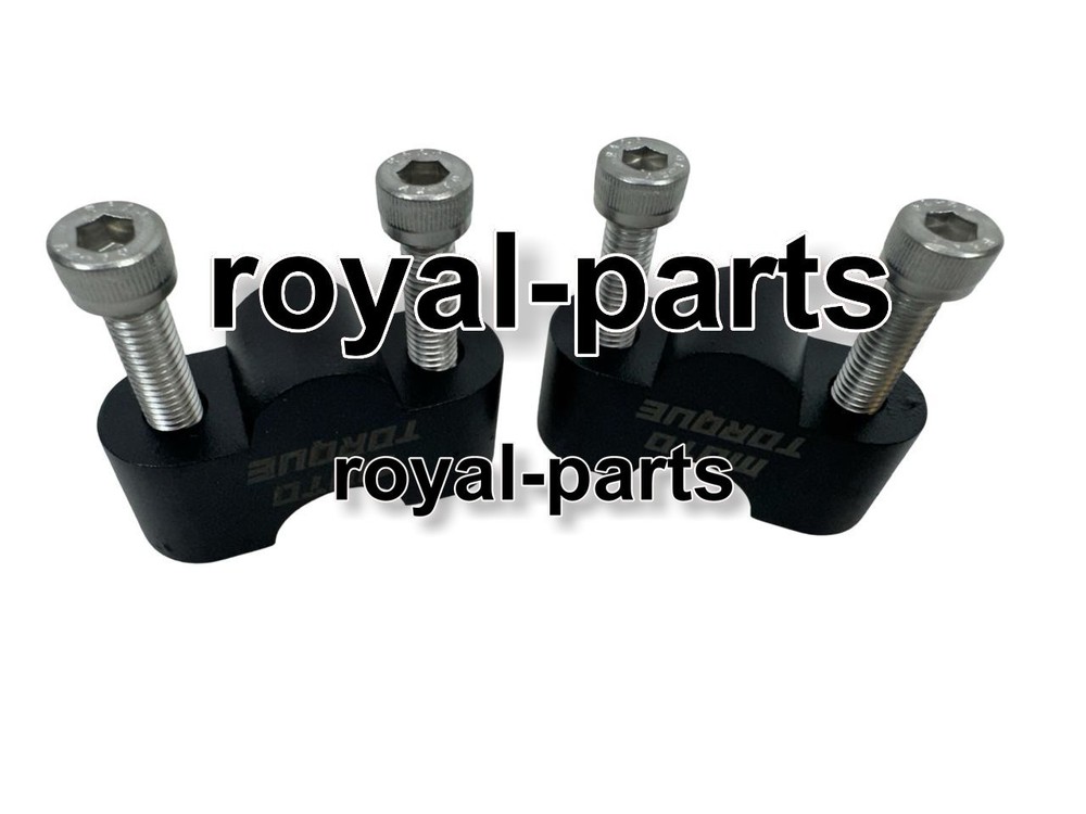 HANDLEBAR RISER BLACK FIT FOR TRIUMPH SPEED 400 & SCRAMBLER 400X