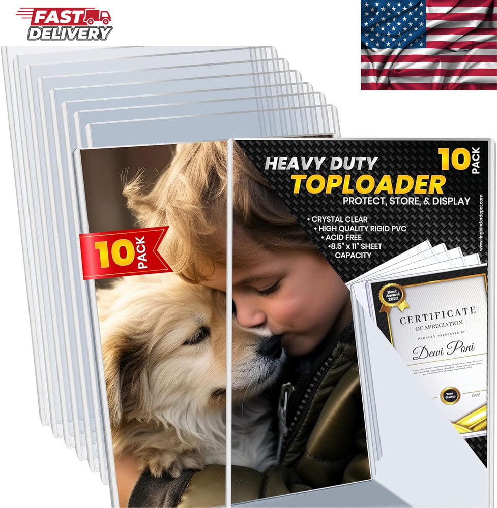 Comic Book Top Loaders for Current, Toploader Hard Sleeves Holder for Comic Book