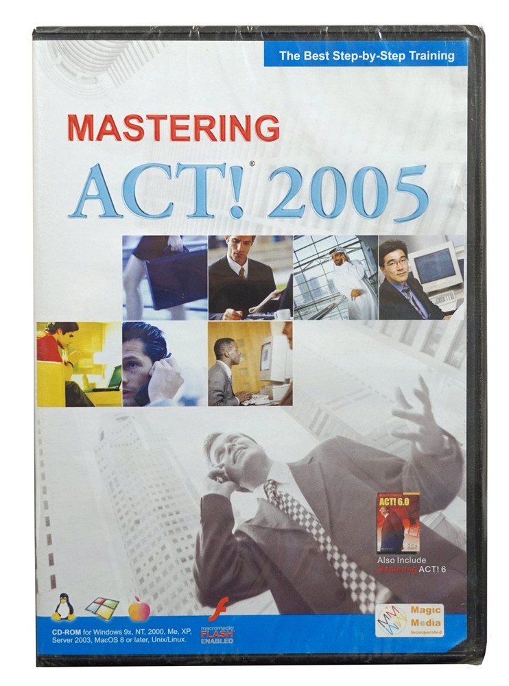 Mastering ACT 2005 -  a step by step self paced training tutorial CD-Rom