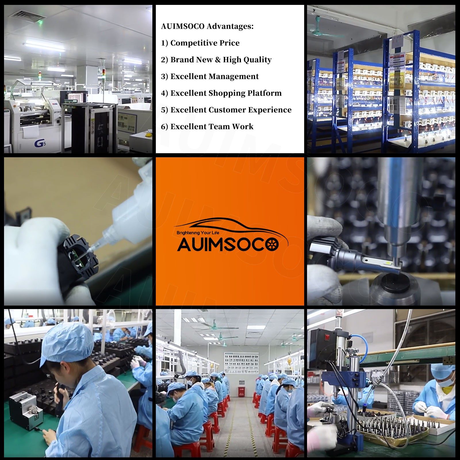 LED Headlights Combo High Low Beam 2x For Polaris Ranger 1000 Diesel Crew 2015