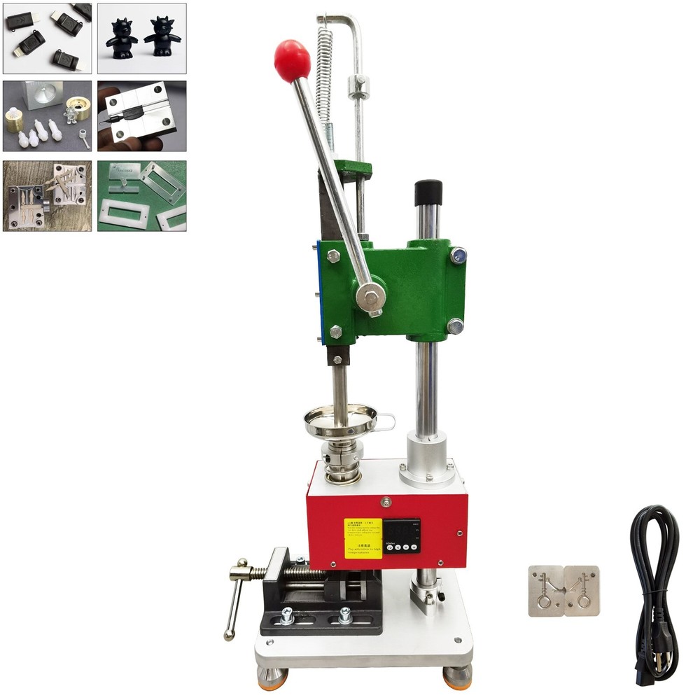 110V Desktop Vertical Manual Injection Molding Machine for Plastic 0.035-0.7oz