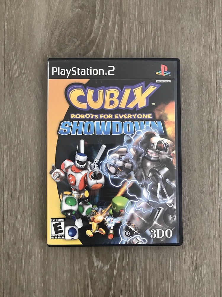Cubix Showdown (PS2, 2002) | NO GAME | Manual + Case Only