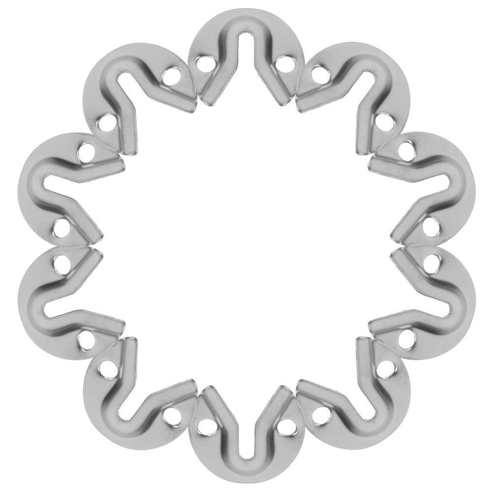 10 Pcs Flush Mount Bracket Picture Hangers for Frames Hardware Clips