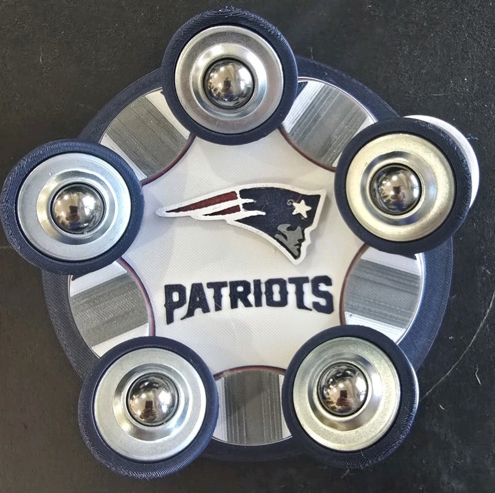 Bowling Ball Spinner - Custom - Patriots