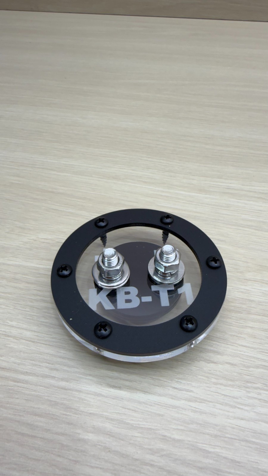 Round Subwoofer Speaker Box Terminal Cup Single Input KB-T1