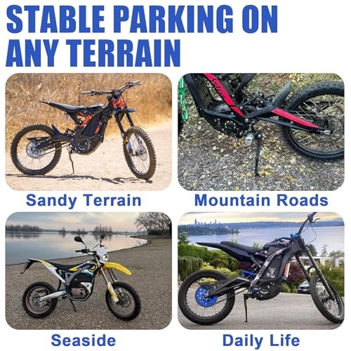 Adjustable Kickstand Foot Side Stand Support for Surron Light Bee X/S E-Ride