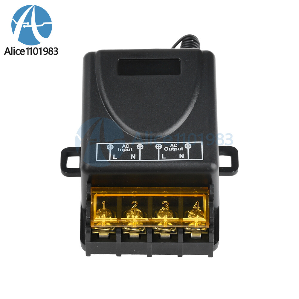 AC85-250V Wireless Remote Control Light Switch Transmitter For Water Pump Lamp