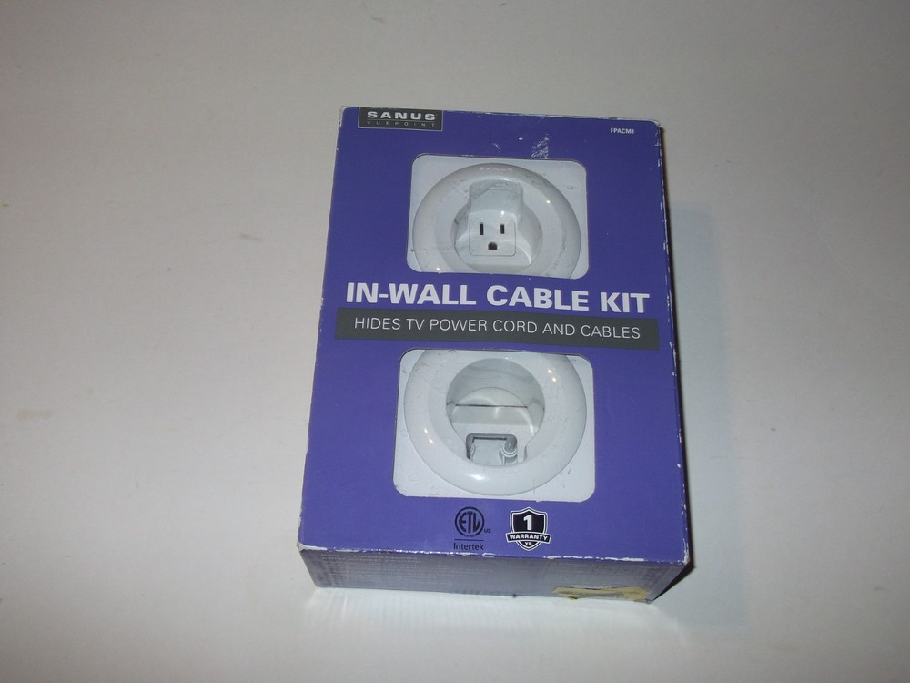 Sanus In-Wall Power & Cabling Kit for Wall Mounted TVs
