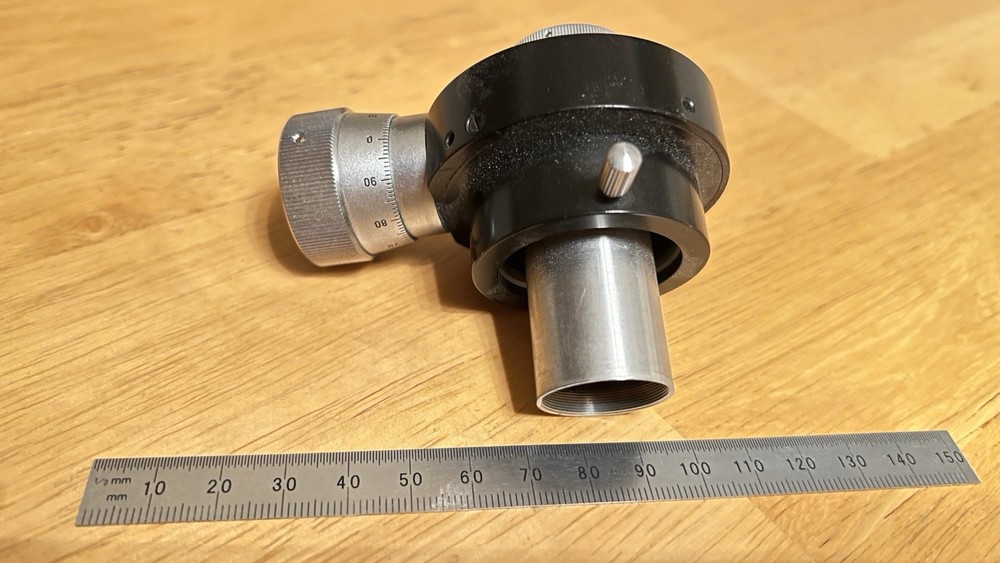 Zeiss microscope eyepiece measuring reticle