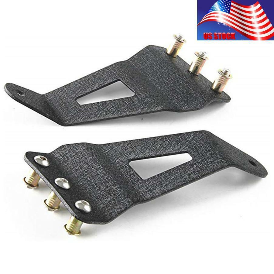 2 x Light Bar Mounting Brackets Light Holder for 50" LED Work Light Bar Black