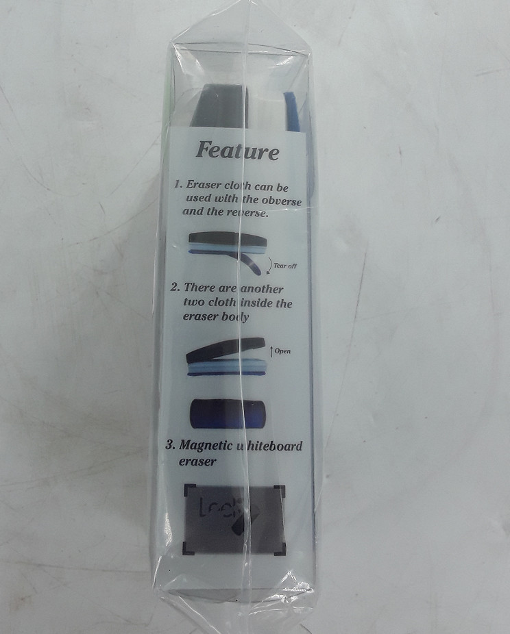 Pack of 2 - Leely Whiteboard Eraser (Black)