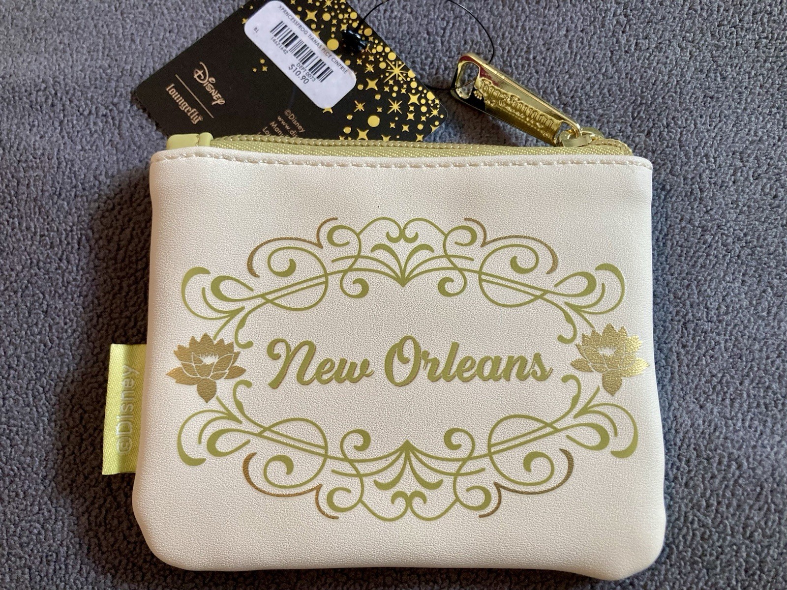 Loungefly Disney Tiana’s Place Zipper Coin Purse New With Tags