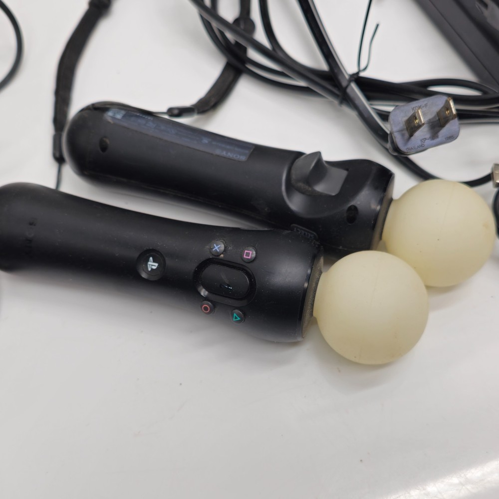 Sony PlayStation VR CUH-ZVR2 PS4 Headset Move Ctrls Processor Untested As-Is Set