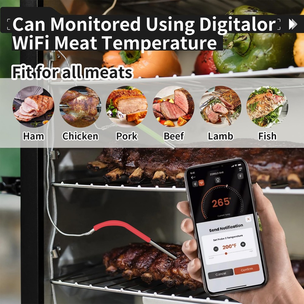 2-Pack Replacement Meat Probe for Masterbuilt 710 Digital 2 Pack