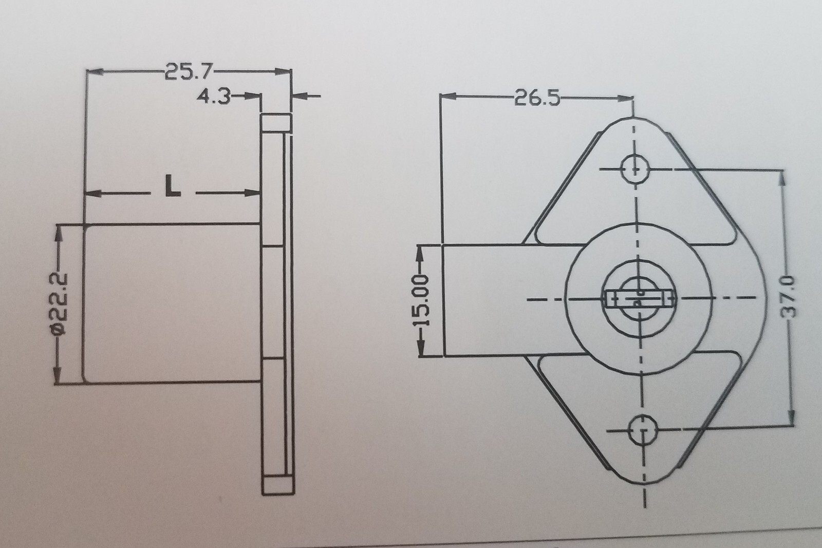 Deadbolt Drawer cabinet Lock - Keyed the same or different