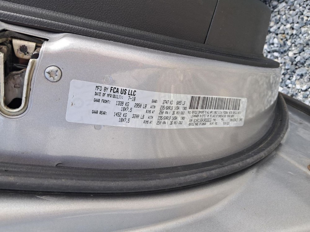 PACIFICA 2018 Glove Box 4781603