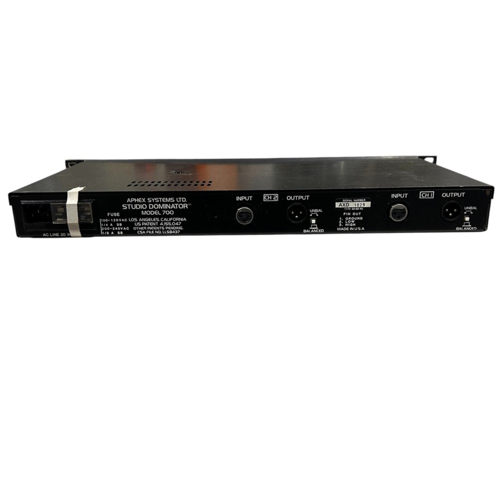 Aphex Systems Ltd. Studio Dominator Model 700 – Stereo Peak Limiter / Processor
