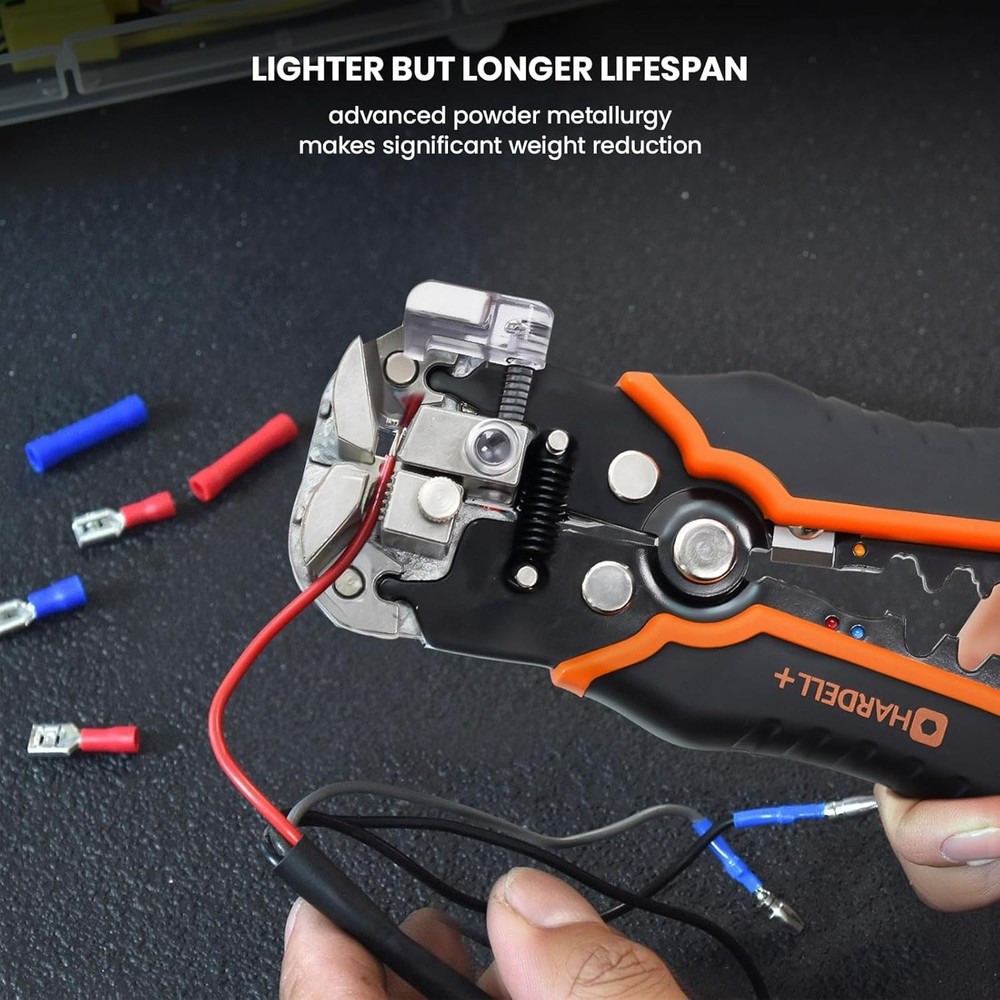 + Wire Stripper Tool, 3-in-1 Automatic Wire Stripper, Self Adjusting Wire Cri...