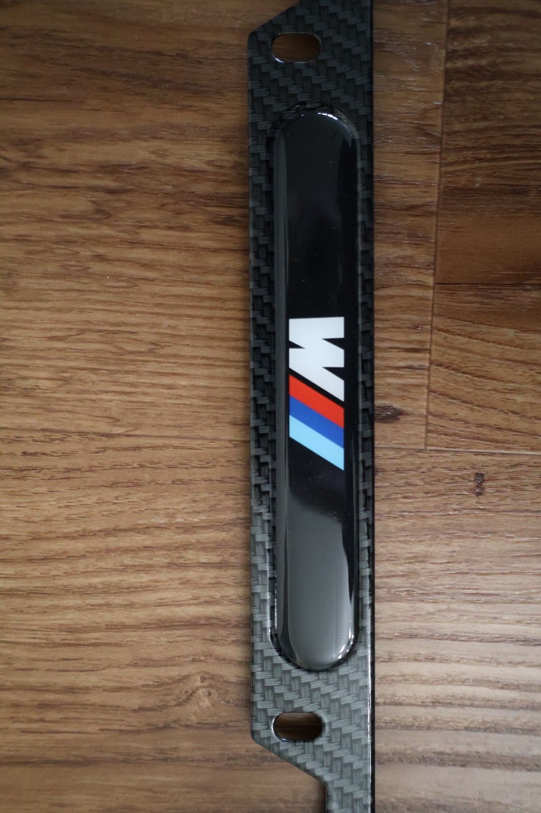 BMW M Carbon Fiber-Style License Plate Frames (Set of 2) – Hardware Included
