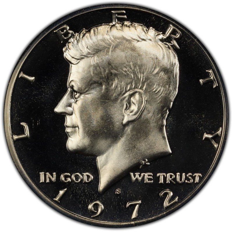 1972-S Proof Kennedy Half Dollar 50C