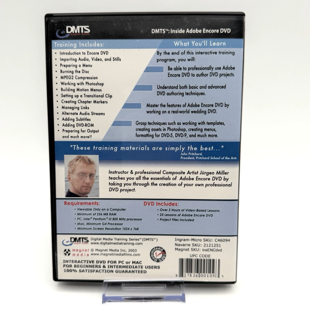 Inside Adobe Encore DVD DMTS (2003) - Interactive Computer Training DVD