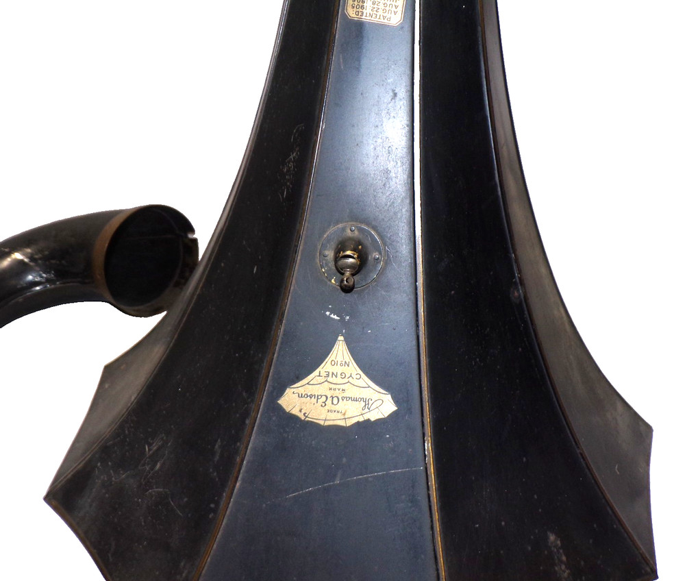 EDISON CYLINDER PHONOGRAPH CYGNET HORN