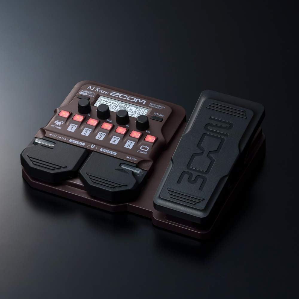 Zoom A1 FOUR Acoustic Instrument Multi-Effects Processor Pedal, Acoustic