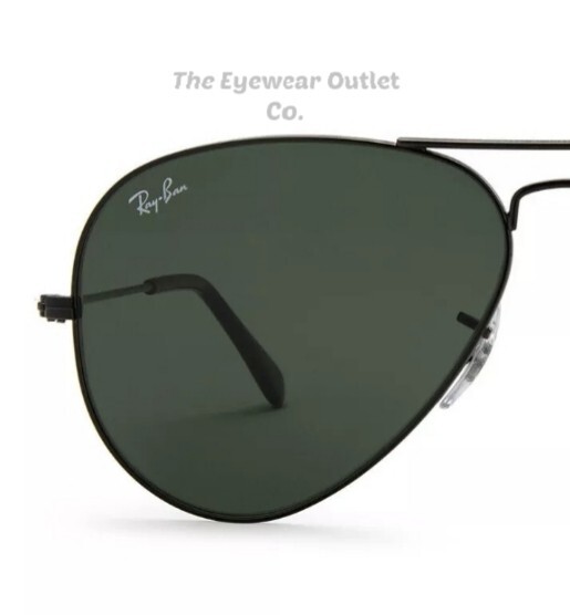 Store Display Rayban Aviator Black RB3025 Standard 58mm Large 62mm Men / Women