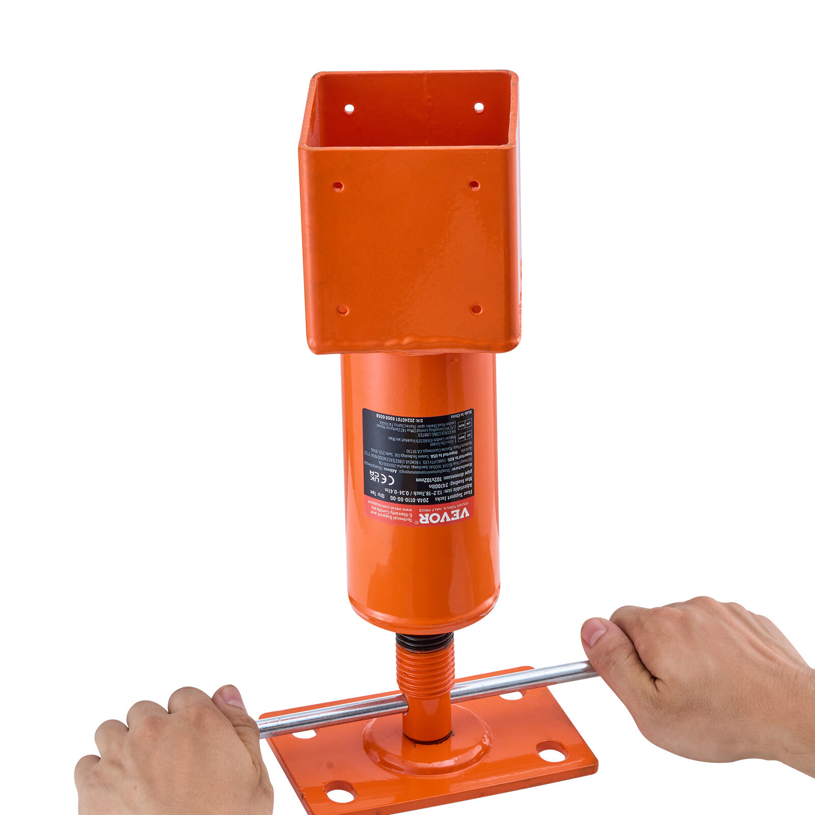 VEVOR Adjustable Shore Lift Stand Floor Roof Beam 4"x4" House Leveling Jack Post