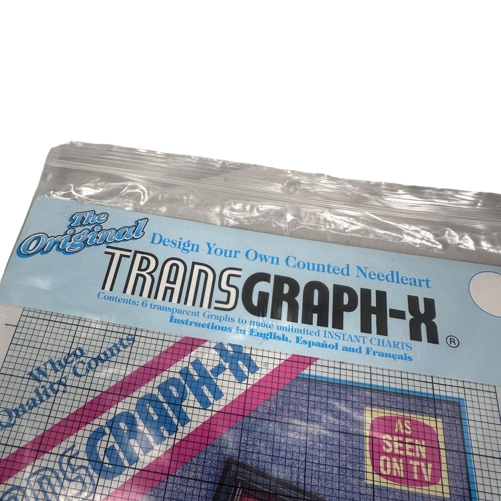 TransGraph-X Design Your Own Counted Needleart Kit 6 Sheets with Instructions