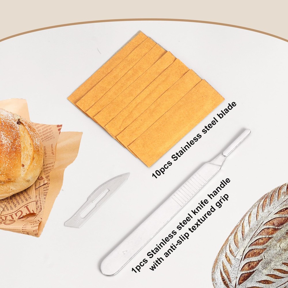 Bread Lame & Sourdough Scoring Tool - Professional Bread Scoring Tool with 10 U