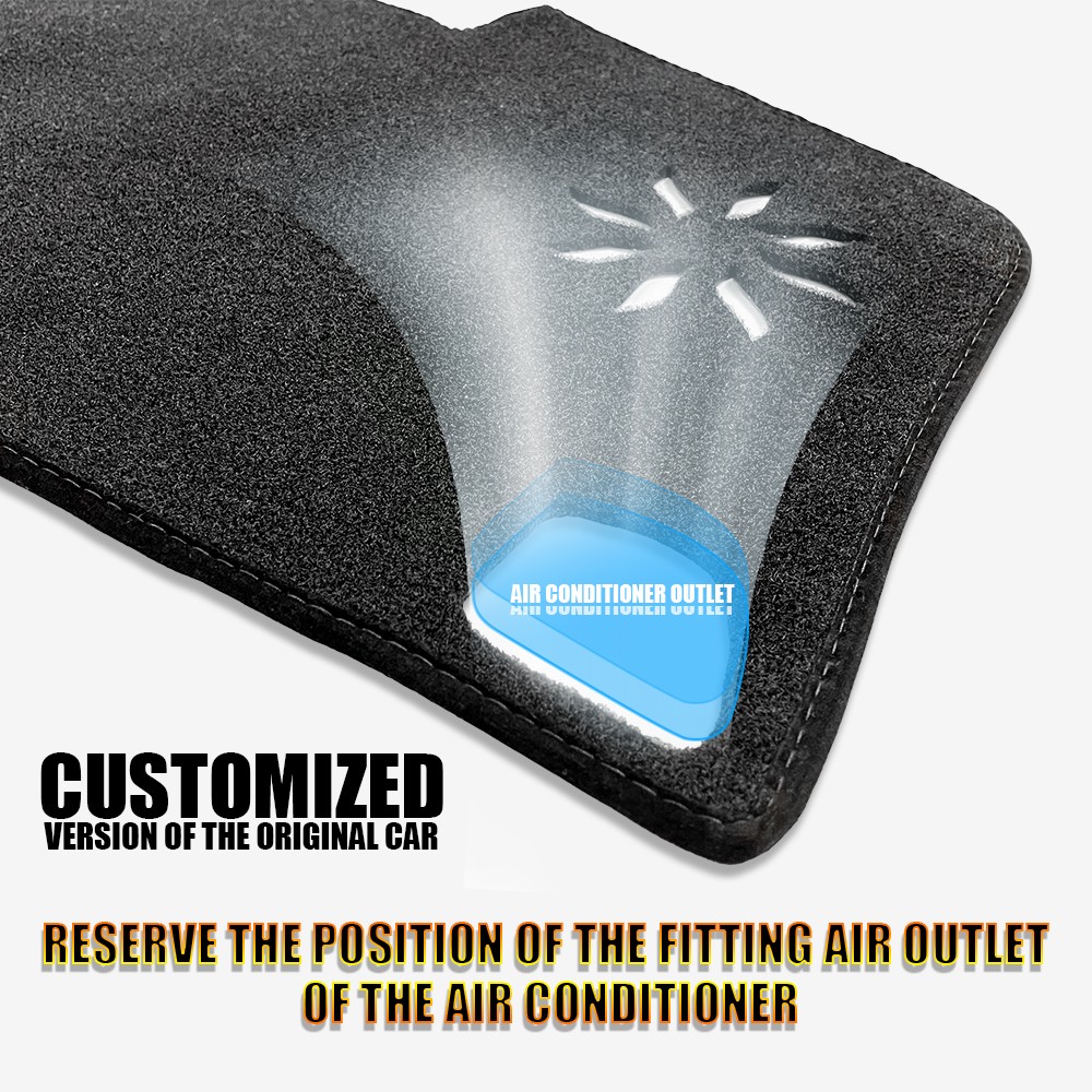 Dash Cover Mat For Mazda 3 2014-2018 Dashboard Mat Sun-proof Interior Pad