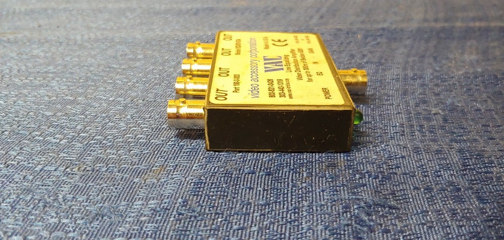 Video Accessory Corporation Line Equalizing Dist. Amp EQ/VDA 100-0-003