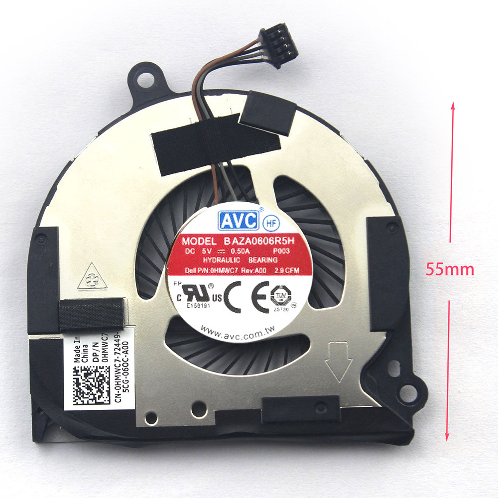 FOR Dell Latitude E7450 E7440 E7420 Fan Notebook CPU Cooling 0HMWC7
